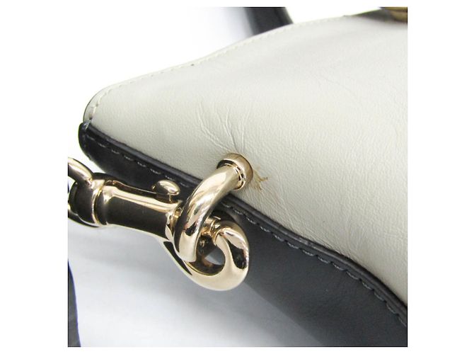 Borsa in pelle donna Chloé Baylee 3S0171 Nero Grigio Grigio antracite - vista 7