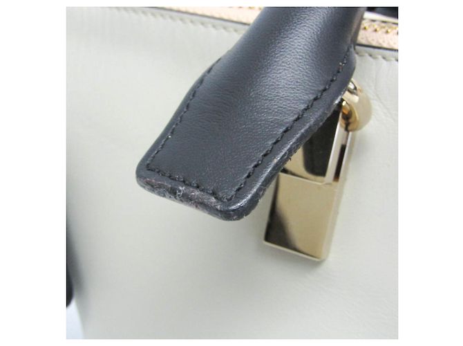 Borsa in pelle donna Chloé Baylee 3S0171 Nero Grigio Grigio antracite - vista 9