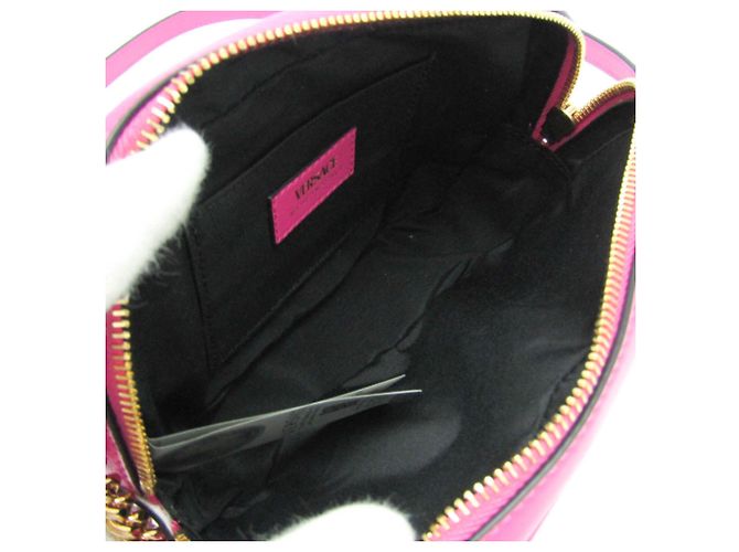 Bolsa de ombro matelassada Medusa da Versace Rosa - vista 3