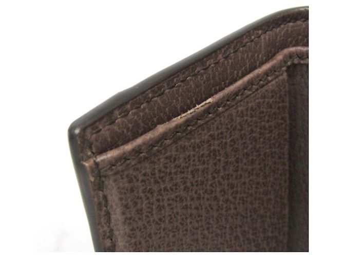 Billetera Tri-Fold Ophidia de Gucci Beige Marrón oscuro - vista 14