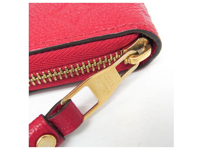 Cartera Zippy Monogram Empreinte Louis Vuitton M63691 Roja - vista 6