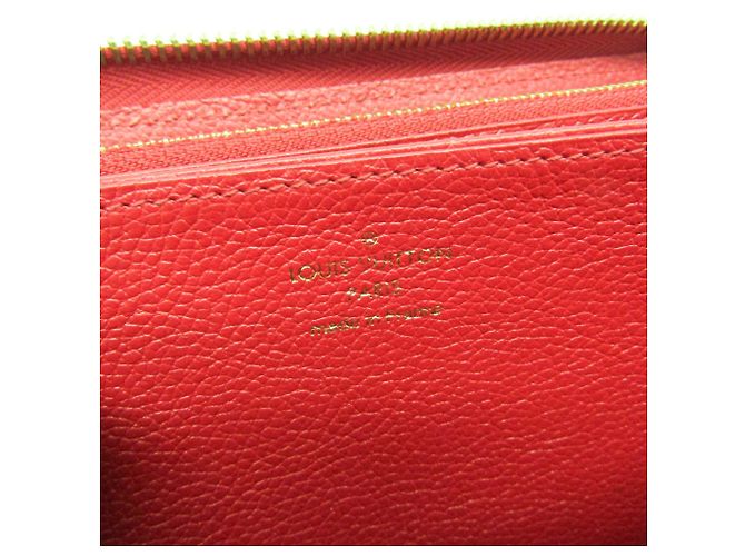 Cartera Zippy Monogram Empreinte Louis Vuitton M63691 Roja - vista 8