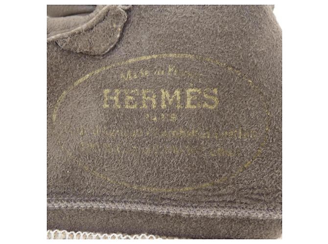 Beige Lammlederhandschuhe von Hermès - Ansicht 3