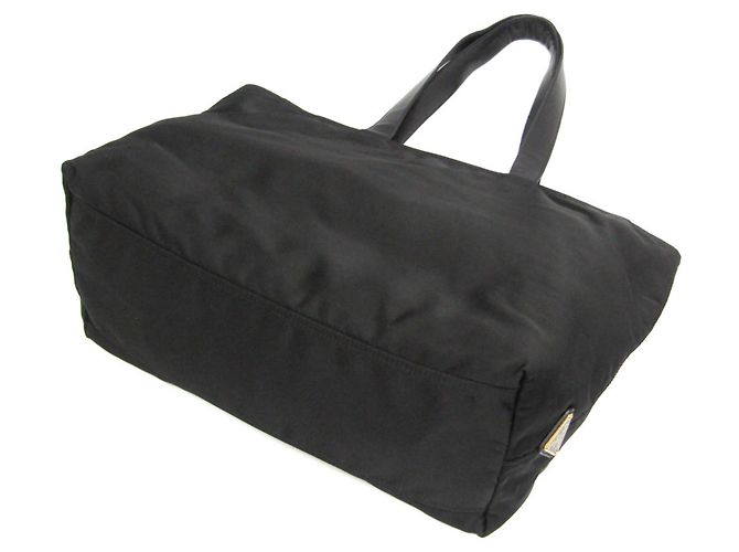 Borsa tote da donna Prada TESSUTO con nastro Nero - vista 2