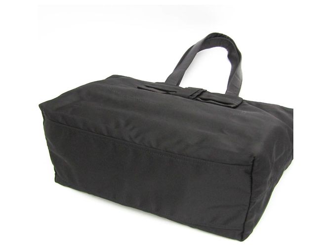 Borsa tote da donna Prada TESSUTO con nastro Nero - vista 4