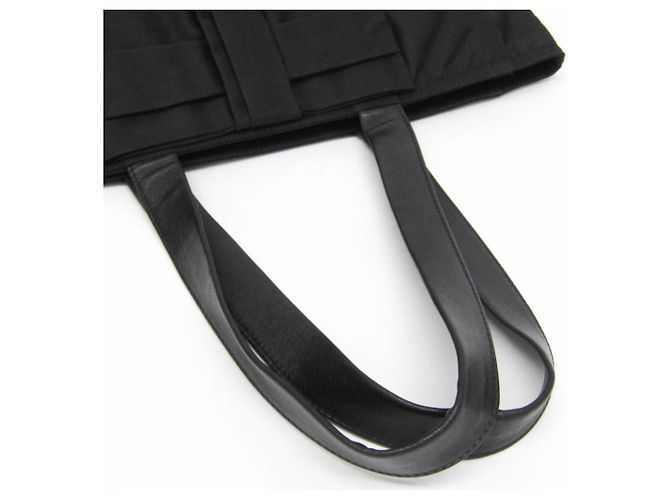 Borsa tote da donna Prada TESSUTO con nastro Nero - vista 7