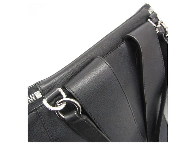 Loewe GOYA Leder-Rucksack Schwarz - Ansicht 10