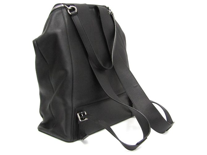 Loewe GOYA Leder-Rucksack Schwarz - Ansicht 3