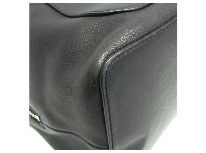 Loewe GOYA Leder-Rucksack Schwarz - Ansicht 8