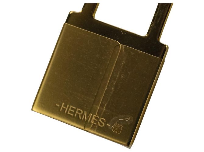 Collana Pendente O'Kelly di Hermès D'oro Taupe - vista 10