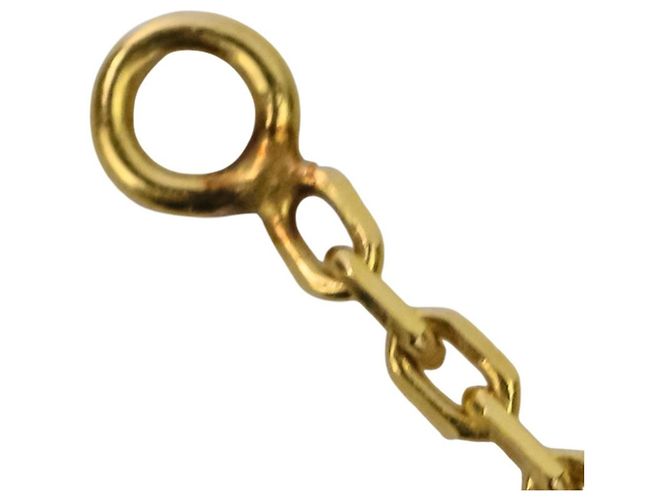 Collana Pendente O'Kelly di Hermès D'oro Taupe - vista 15