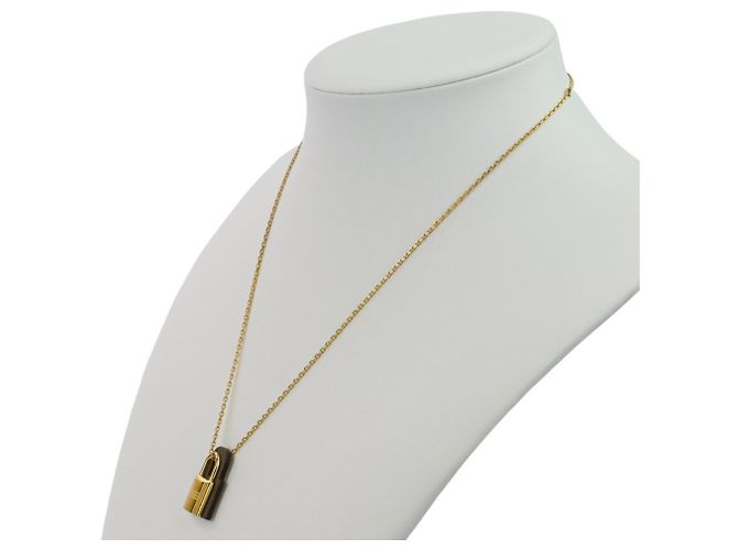 Collana Pendente O'Kelly di Hermès D'oro Taupe - vista 5
