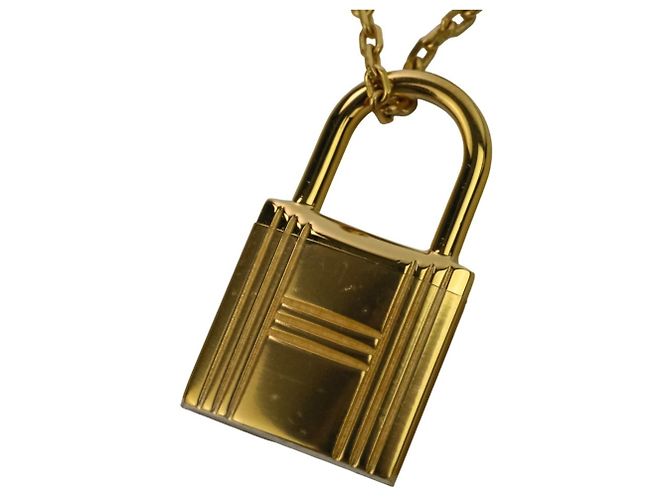 Collana Pendente O'Kelly di Hermès D'oro Taupe - vista 7