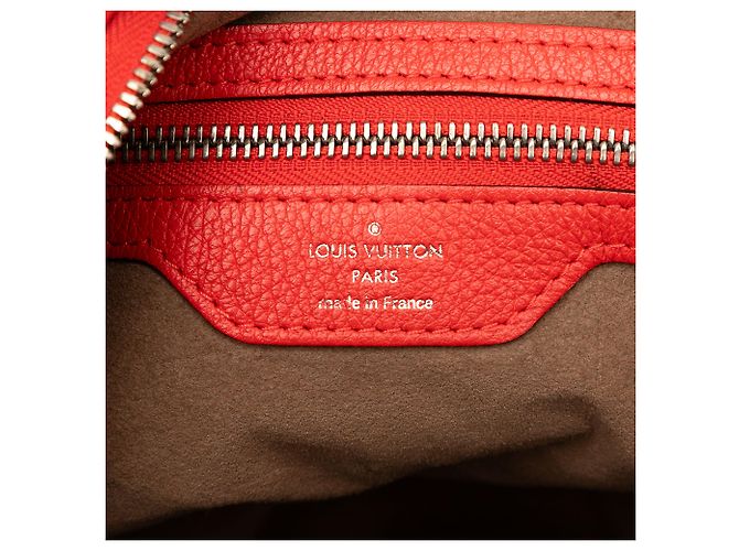 Louis Vuitton Monogram Mahina Selene MM Rosso - vista 5