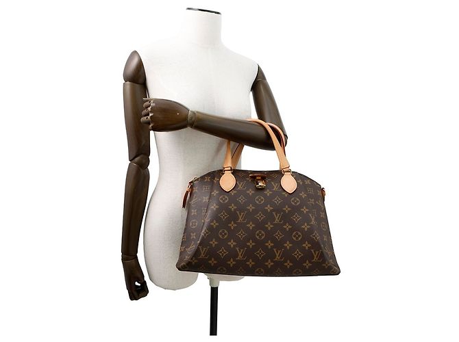 Borsa Louis Vuitton Monogram Rivoli PM Marrone - vista 4