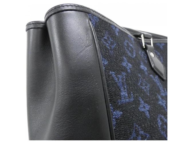 Borsa Louis Vuitton Grand Sac M55203 Blu - vista 4