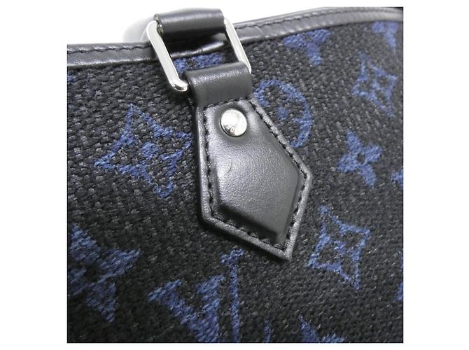 Borsa Louis Vuitton Grand Sac M55203 Blu - vista 6
