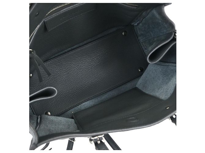 Balenciaga Papier A4 Zip Around Classic Studs Leather Large Marrone - vista 3