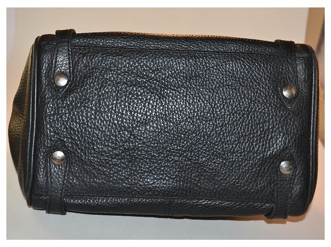 Borsa a mano Azzaro in pelle nera Nero - vista 5