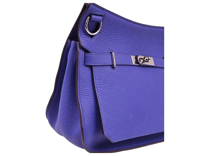 Hermès Jypsiere Tasche Clemence 28 Blau - Ansicht 3