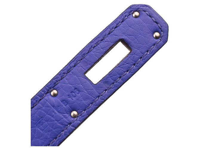Hermès Jypsiere Tasche Clemence 28 Blau - Ansicht 6