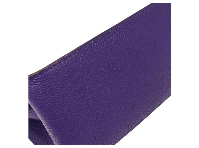 Borsa Jypsiere Hermès Clemence 28 Blu - vista 7