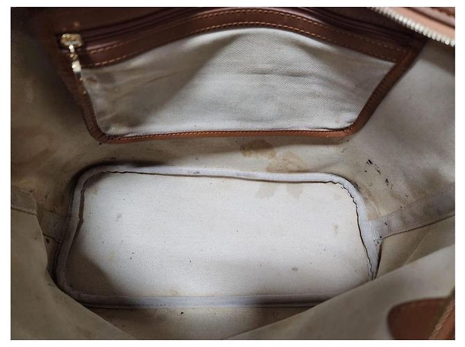 Borsa tote a righe a forma di osso per cani MCM Visetos marrone - vista 7