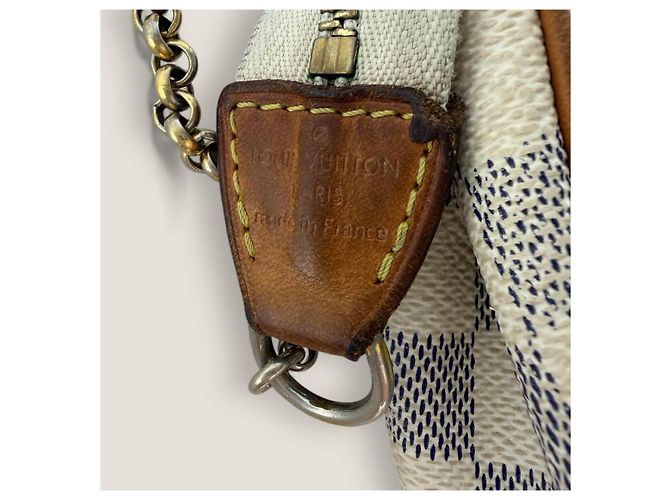 Louis Vuitton Eva Damier Azur Bianco Blu - vista 12