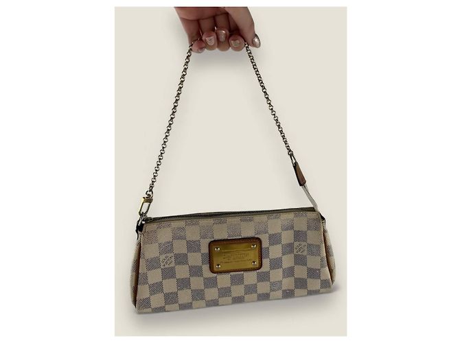 Louis Vuitton Eva Damier Azur Bianco Blu - vista 15