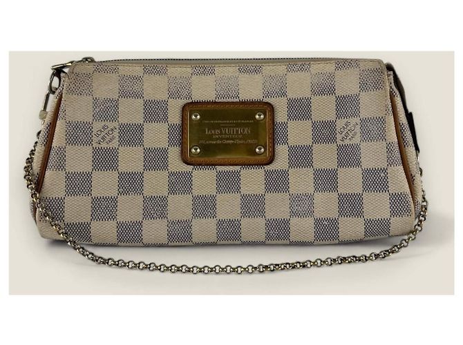 Louis Vuitton Eva Damier Azur Bianco Blu - vista 20