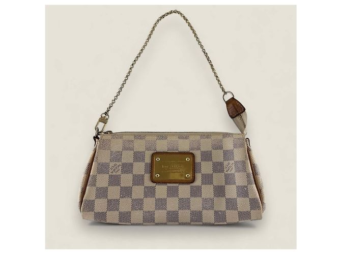 Louis Vuitton Eva Damier Azur Bianco Blu - vista 3