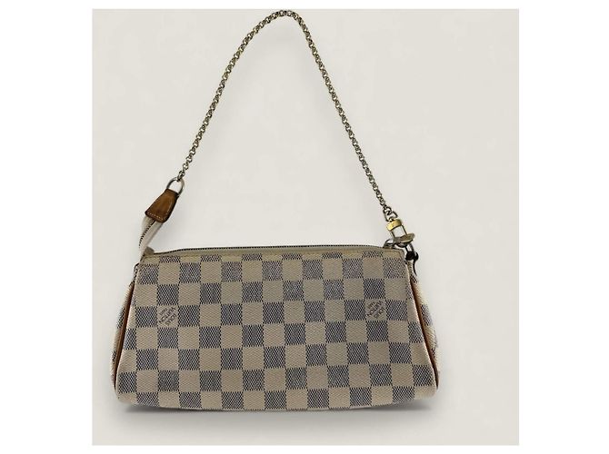 Louis Vuitton Eva Damier Azur Bianco Blu - vista 5