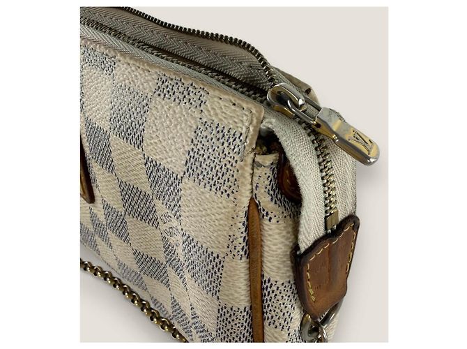 Louis Vuitton Eva Damier Azur Bianco Blu - vista 9
