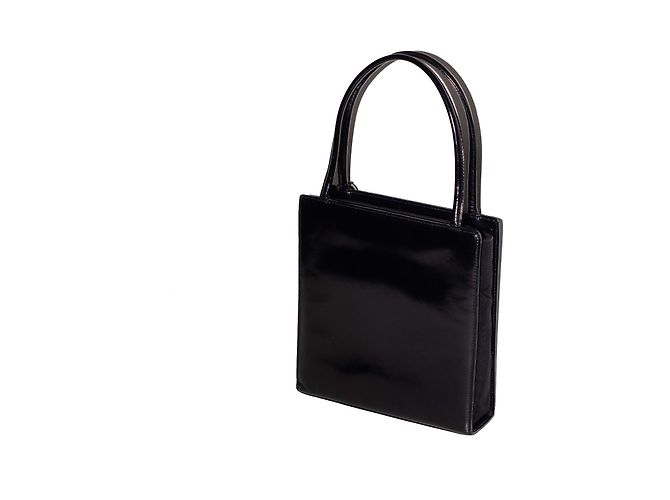 Christian Dior Lady Dior Borsa a mano in pelle nera Nero - vista 3