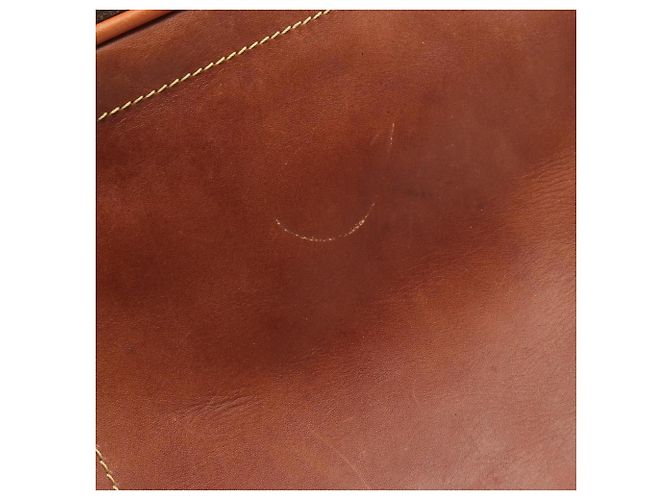 Borsa a Spalla Anagram Loewe Marrone Cachi - vista 11
