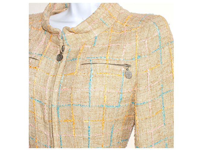 Chanel Jackets Multiple colors Beige - view 6