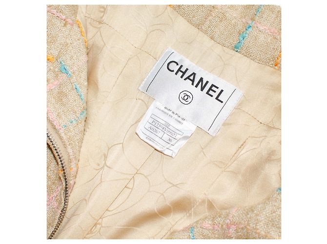 Chanel Jackets Multiple colors Beige - view 9