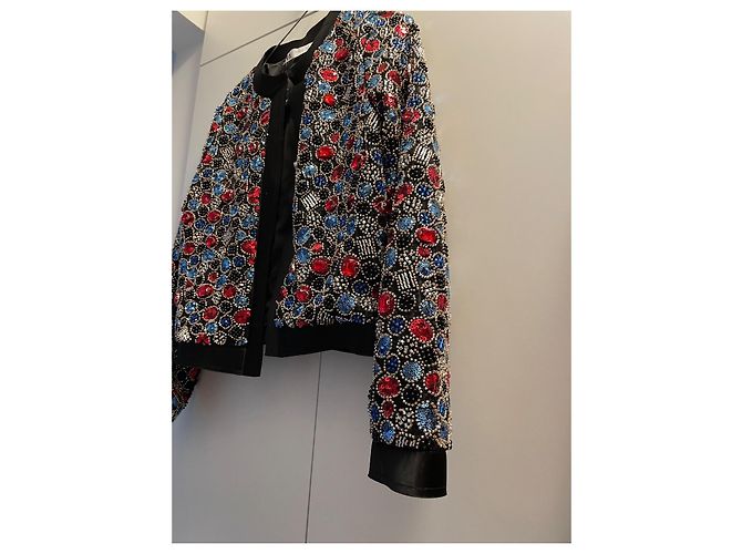 Giacca Zara con perle e paillettes Multicolore - vista 3