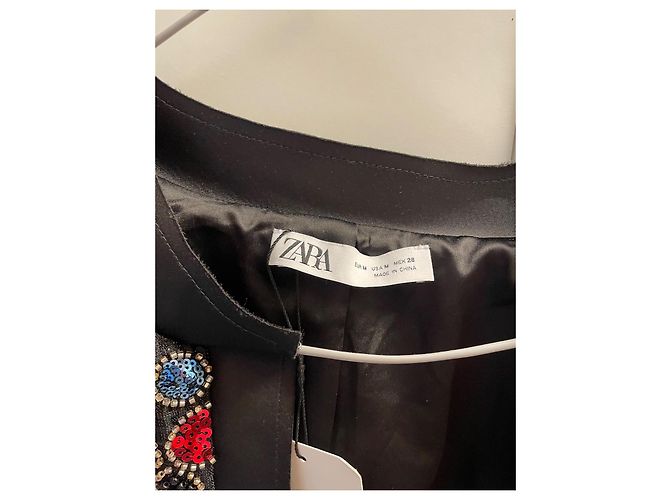 Giacca Zara con perle e paillettes Multicolore - vista 6