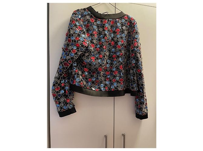 Giacca Zara con perle e paillettes Multicolore - vista 7