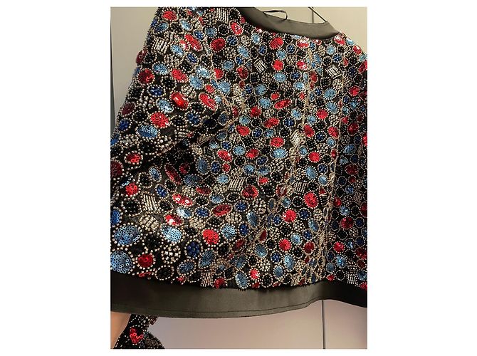 Giacca Zara con perle e paillettes Multicolore - vista 8