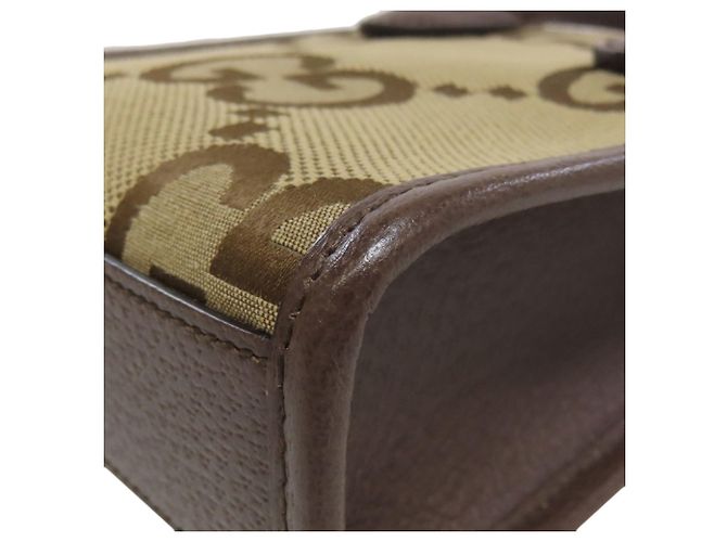 Borsa Mini Tote Jumbo GG 699406 di Gucci Marrone - vista 17