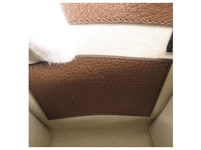 Borsa Mini Tote Jumbo GG 699406 di Gucci Marrone - vista 6