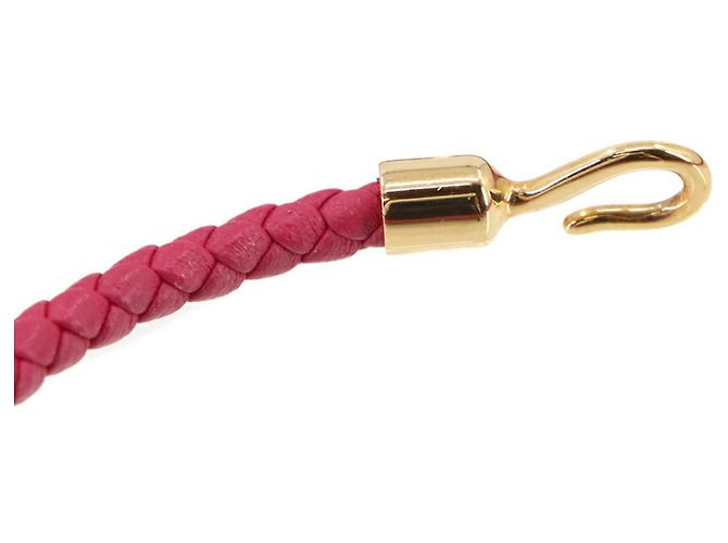 Pulsera Roulis Double Tour Hermès Rosa Dorado - vista 6