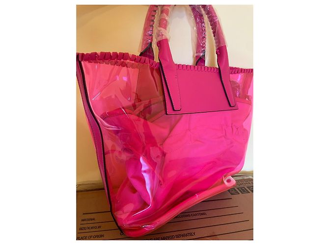 Autre Marque Borsa Tote Cristinaeffe Rosa Neon - vista 4
