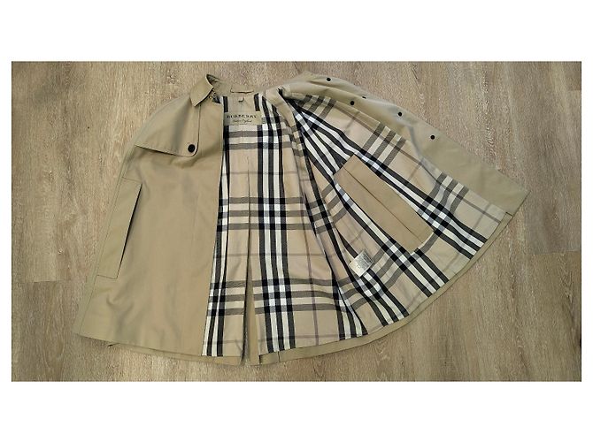 Burberry Capa Trench de Algodón Beige - vista 2