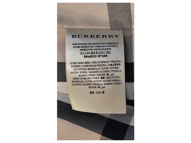 Burberry Capa Trench de Algodón Beige - vista 7