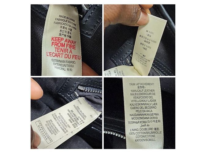 Burberry Rucksack mit Rauchigem Karomuster Schwarz - Ansicht 5