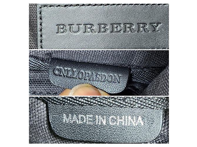 Burberry Rucksack mit Rauchigem Karomuster Schwarz - Ansicht 7