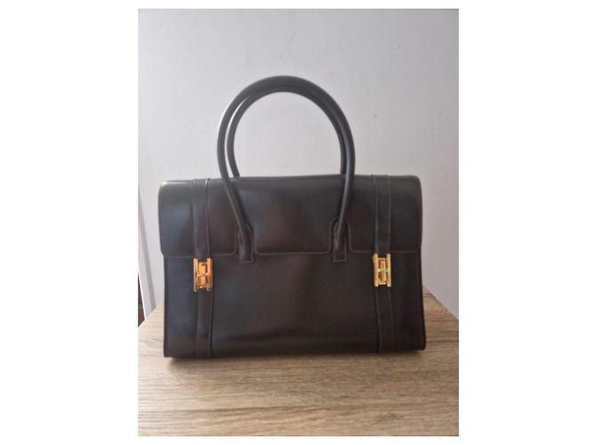 Hermès Drag V 30 Dunkelbraun - Ansicht 7
